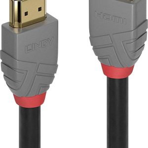 LINDY 36966 HDMI-kabel HDMI Aansluitkabel HDMI-A-stekker, HDMI-A-stekker 7.50 m Antraciet, Zwart, Rood Vergulde steekcon LINDY 36966 HDMI-kabel HDMI Aansluitkabel HDMI-A-stekker, HDMI-A-stekker 7.50 m Antraciet, Zwart, Rood Vergulde steekcon