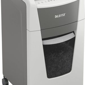 Leitz IQ Office 300 Autofeed P5 Papierversnipperaar 300 vellen Micro cut 2 x 15 mm P-5 60 l Ook geschikt voor Paperclips Leitz IQ Office 300 Autofeed P5 Papierversnipperaar 300 vellen Micro cut 2 x 15 mm P-5 60 l Ook geschikt voor Paperclips