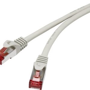 Renkforce RF-4724260 RJ45 Netwerkkabel, patchkabel CAT 6 S/FTP 15.00 m Grijs Snagless, Vergulde steekcontacten, Vlambest Renkforce RF-4724260 RJ45 Netwerkkabel, patchkabel CAT 6 S/FTP 15.00 m Grijs Snagless, Vergulde steekcontacten, Vlambest
