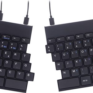 R-GO Tools Split (RGOSP-ITWIBL) Toetsenbord Kabelgebonden QWERTY, Italiaans Zwart Ergonomisch R-GO Tools Split (RGOSP-ITWIBL) Toetsenbord Kabelgebonden QWERTY, Italiaans Zwart Ergonomisch