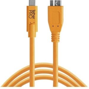 Tether Tools CUC3315-ORG USB-kabel USB 3.2 Gen1 USB-C stekker, USB-micro-B 3.0 stekker 4.60 m Oranje
