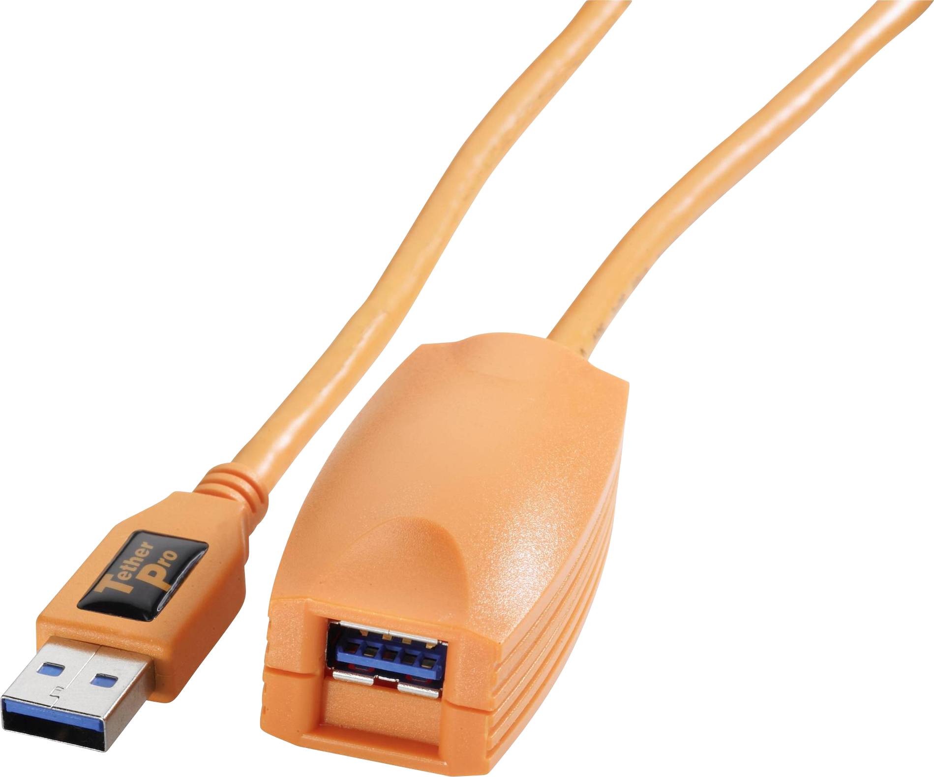 Tether Tools CU3017 USB-kabel USB 3.2 Gen1 USB-A stekker, USB-A bus 5.00 m Oranje