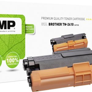 KMP Toner vervangt Brother Brother TN2410 Compatibel Zwart 1200 bladzijden B-T115 1267,0000 KMP Toner vervangt Brother Brother TN2410 Compatibel Zwart 1200 bladzijden B-T115 1267,0000