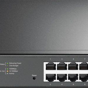 TP-LINK TL-SG1218MPE 16-Port Gigabit PoE+ Easy Smart Switch, Netwerk switch 16 + 2 poorten 10 / 100 / 1000 MBit/s PoE-fu