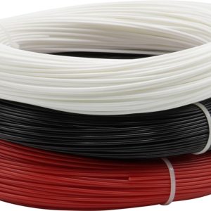 Renkforce RF-4738590 Filament PETG 1.75 mm 600 g Zwart, Wit, Rood 1 stuk(s)
