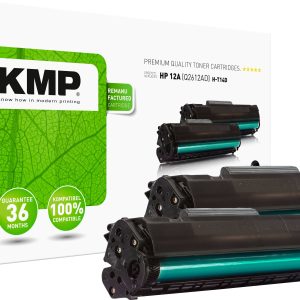 KMP Toner vervangt Canon, HP HP 12A (Q2612A) Compatibel 2-pack Zwart 2000 bladzijden H-T114D 1114,0021 KMP Toner vervangt Canon, HP HP 12A (Q2612A) Compatibel 2-pack Zwart 2000 bladzijden H-T114D 1114,0021
