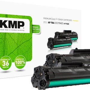 KMP Toner vervangt HP, Troy HP 78A (CE278A) Compatibel 2-pack Zwart 2100 bladzijden H-T152D 1230,0021 KMP Toner vervangt HP, Troy HP 78A (CE278A) Compatibel 2-pack Zwart 2100 bladzijden H-T152D 1230,0021