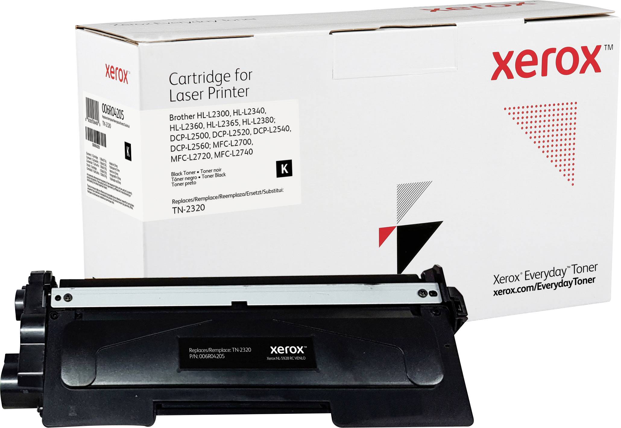 Xerox Toner vervangt Brother TN-2320 Compatibel Zwart 2600 bladzijden Everyday™ Toner 006R04205