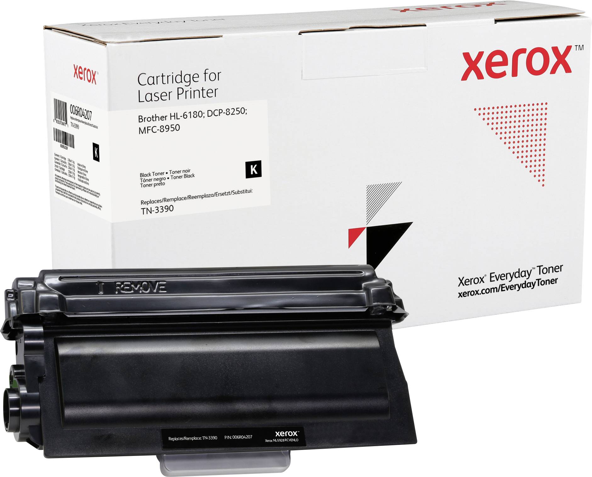 Xerox Toner vervangt Brother TN-3390 Compatibel Zwart 12000 bladzijden Everyday™ Toner 006R04207