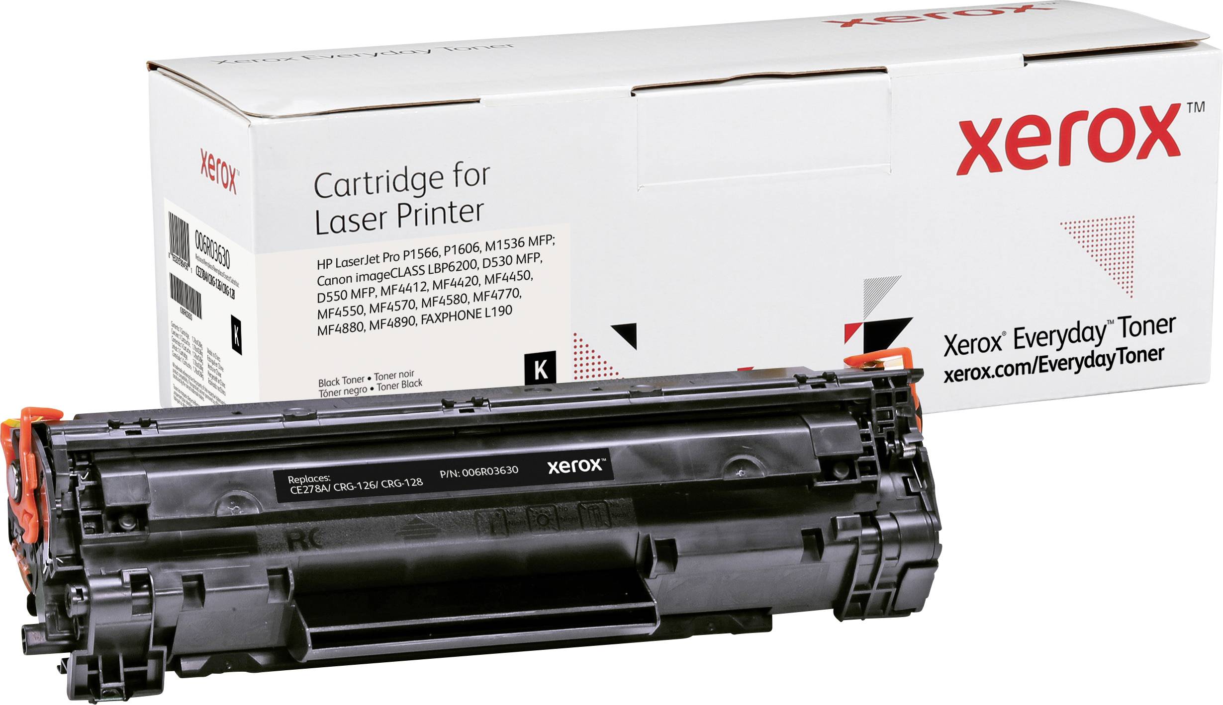 Xerox Toner vervangt HP, Canon 78A, CE278A, CRG-126, CRG-128 Compatibel Zwart 2100 bladzijden Everyday™ Toner 006R03630