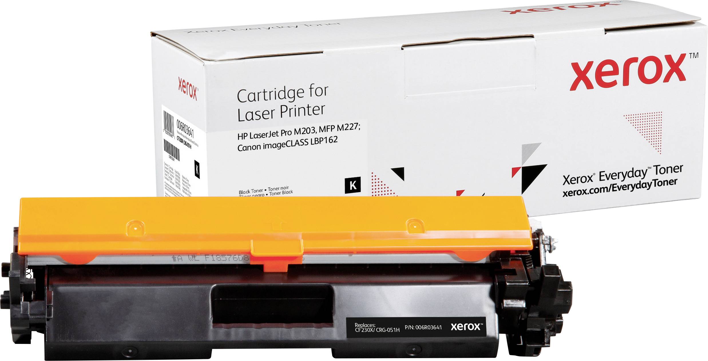Xerox Toner vervangt Canon, HP 30X, CF230X, CRG-051H Compatibel Zwart 3500 bladzijden Everyday™ Toner 006R03641