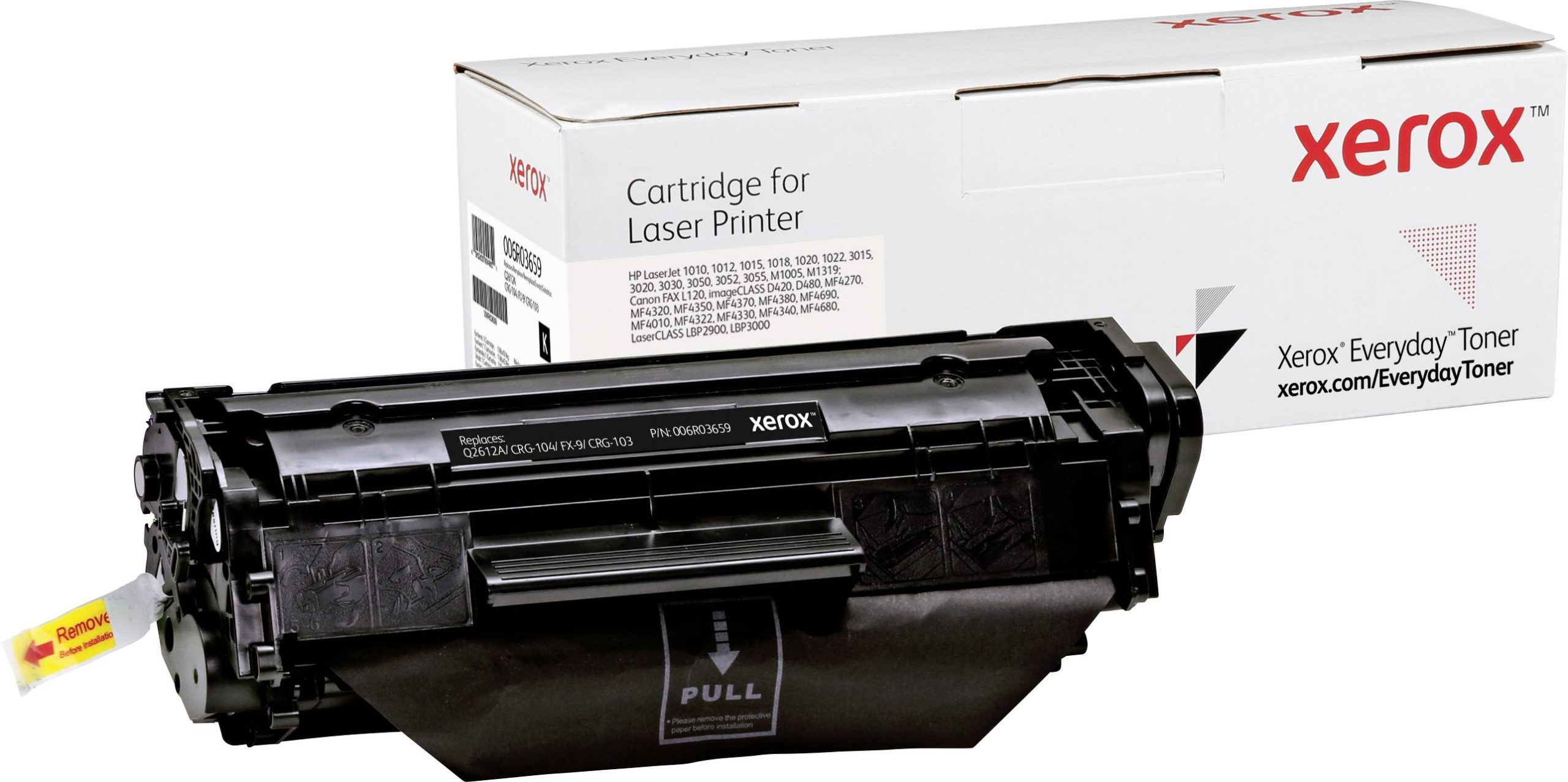 Xerox Toner vervangt HP, Canon Q2612A, CRG-104, FX-9, CRG-103 Compatibel Zwart 2000 bladzijden TON Everyday 006R03659