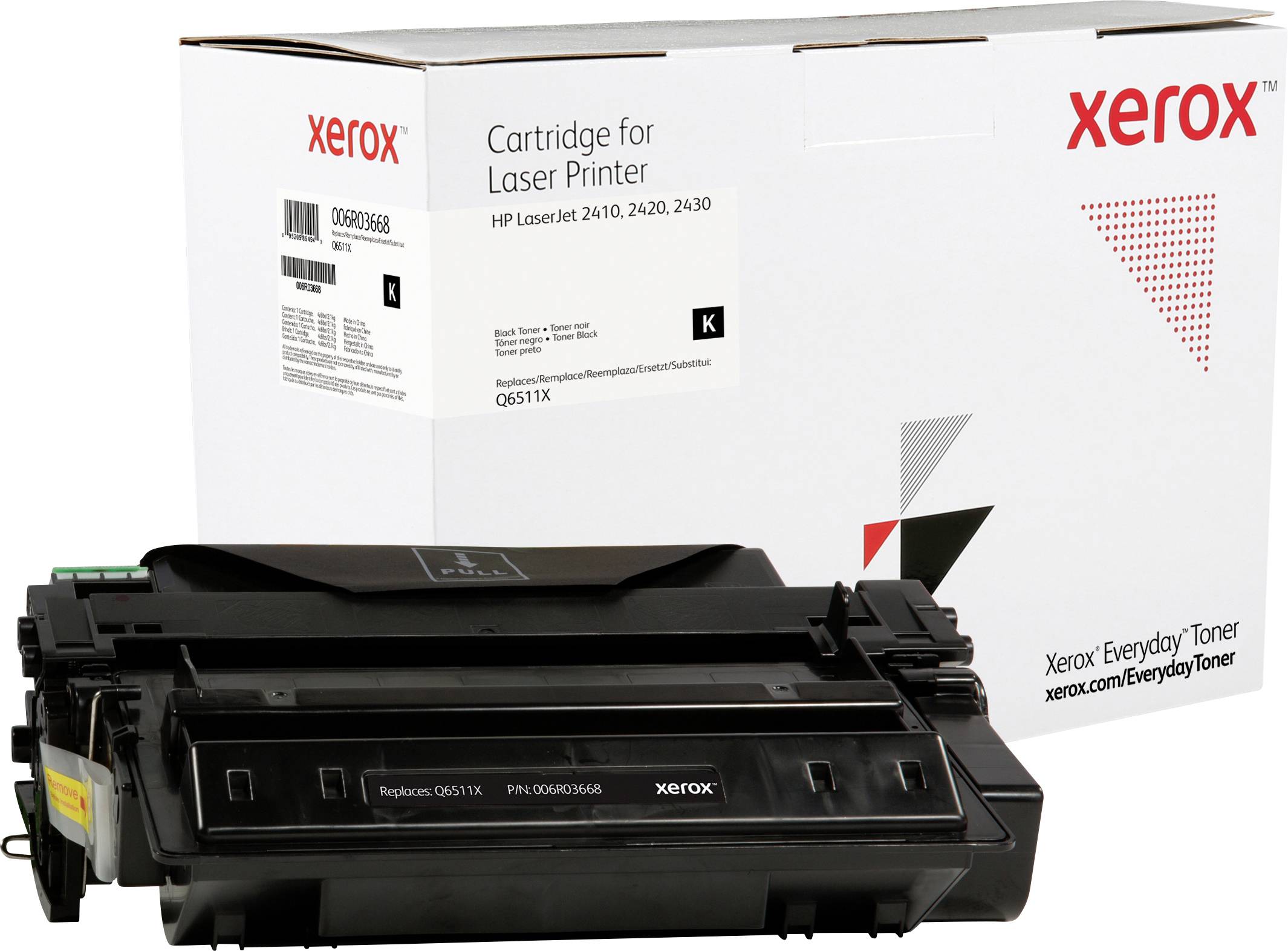 Xerox Toner vervangt Canon, HP, Troy 11X, Q6511X Compatibel Zwart 12000 bladzijden Everyday™ Toner 006 R 03668