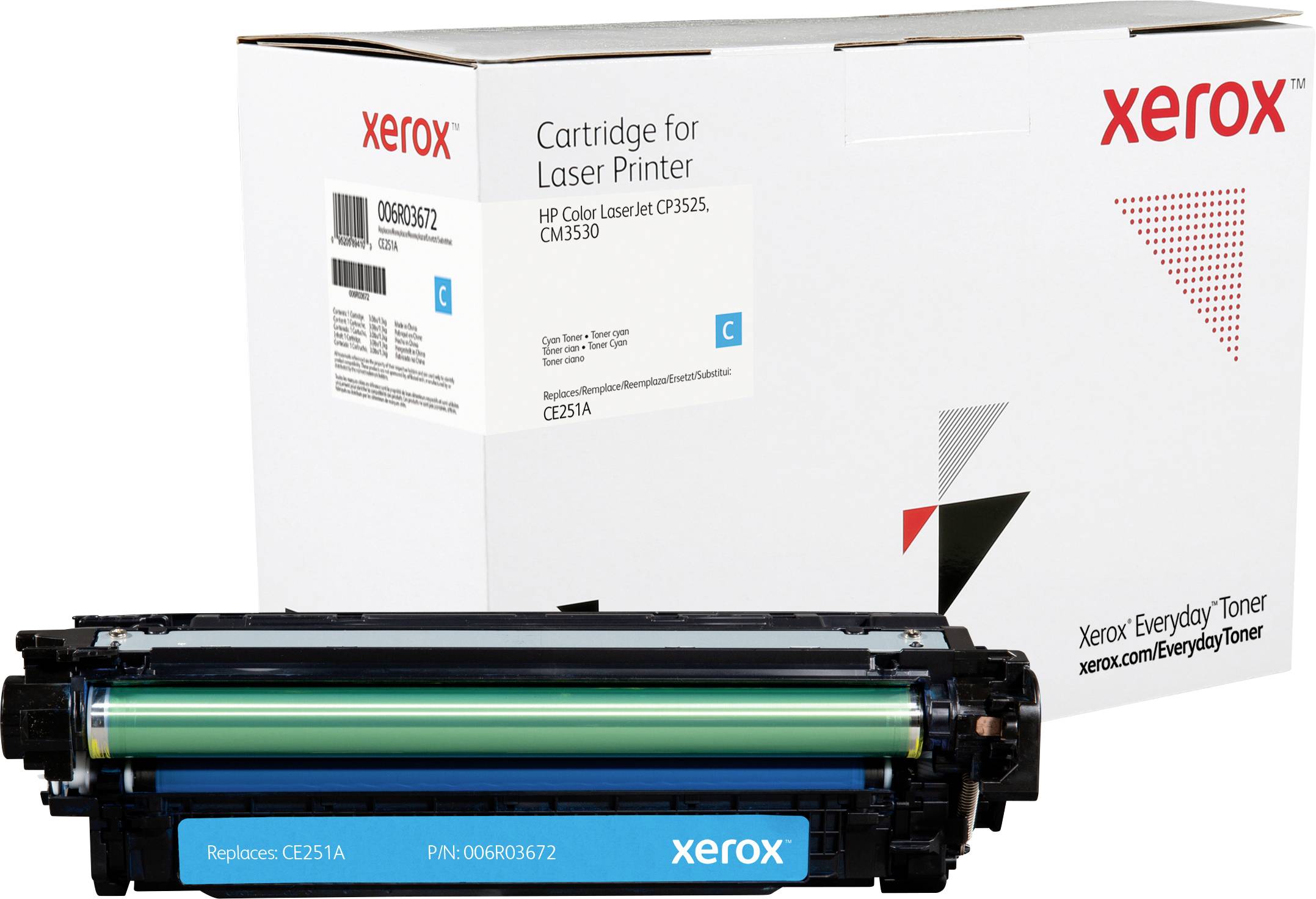 Xerox Toner vervangt HP 504A, CE251A Compatibel Cyaan 7000 bladzijden Everyday™ Toner 006 R 03672
