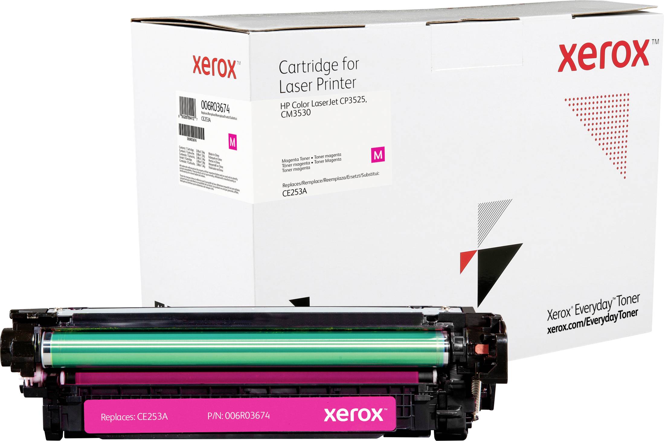 Xerox Toner vervangt HP 504A, CE253A Compatibel Magenta 7000 bladzijden Everyday™ Toner 006 R 03674