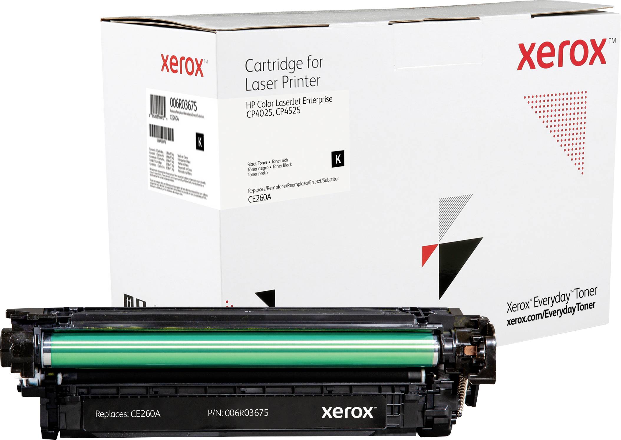 Xerox Toner vervangt HP 648A, CE260A Compatibel Zwart 8500 bladzijden Everyday™ Toner 006R03675