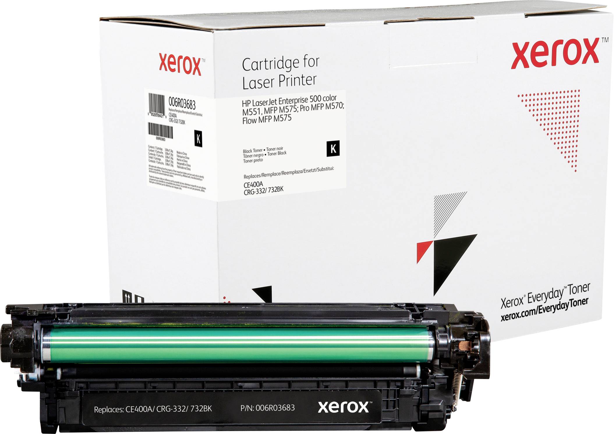 Xerox Toner vervangt HP 507A, CE400A Compatibel Zwart 5500 bladzijden Everyday™ Toner 006R03683