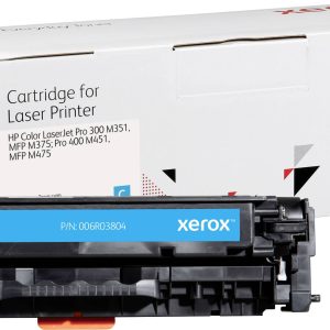 Xerox Toner vervangt HP 305A, CE411A Compatibel Cyaan 2600 bladzijden Everyday™ Toner 006R03804 Xerox Toner vervangt HP 305A, CE411A Compatibel Cyaan 2600 bladzijden Everyday™ Toner 006R03804