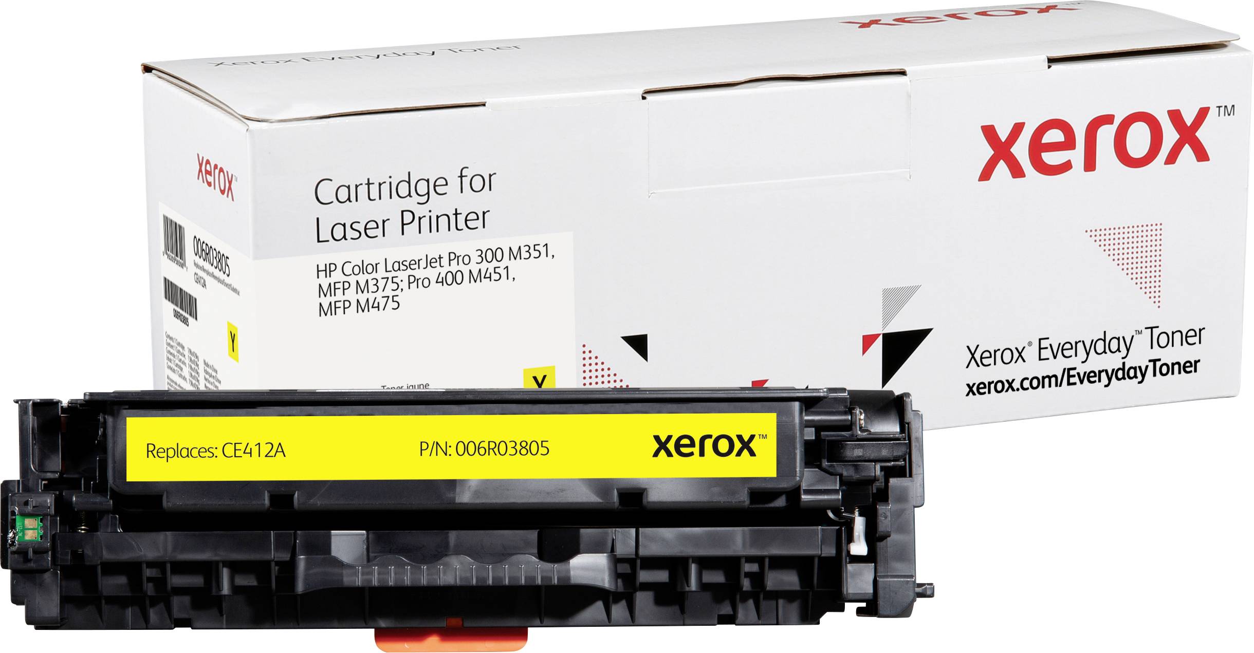 Xerox Toner vervangt HP 305A, CE412A Compatibel Geel 2600 bladzijden Everyday™ Toner 006R03805
