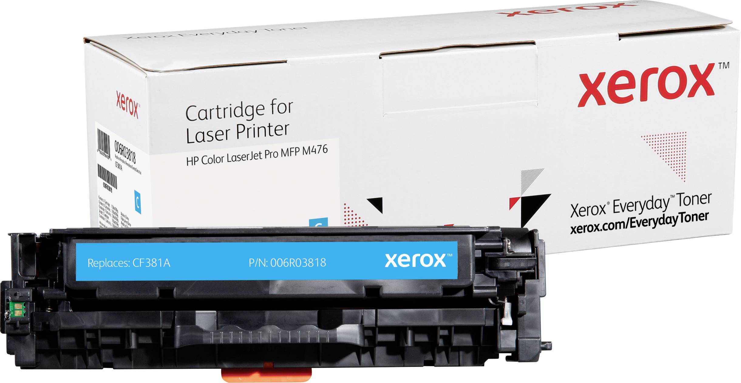 Xerox Toner vervangt HP 80A, CF381A Compatibel Cyaan 2700 bladzijden Everyday™ Toner 006R03818