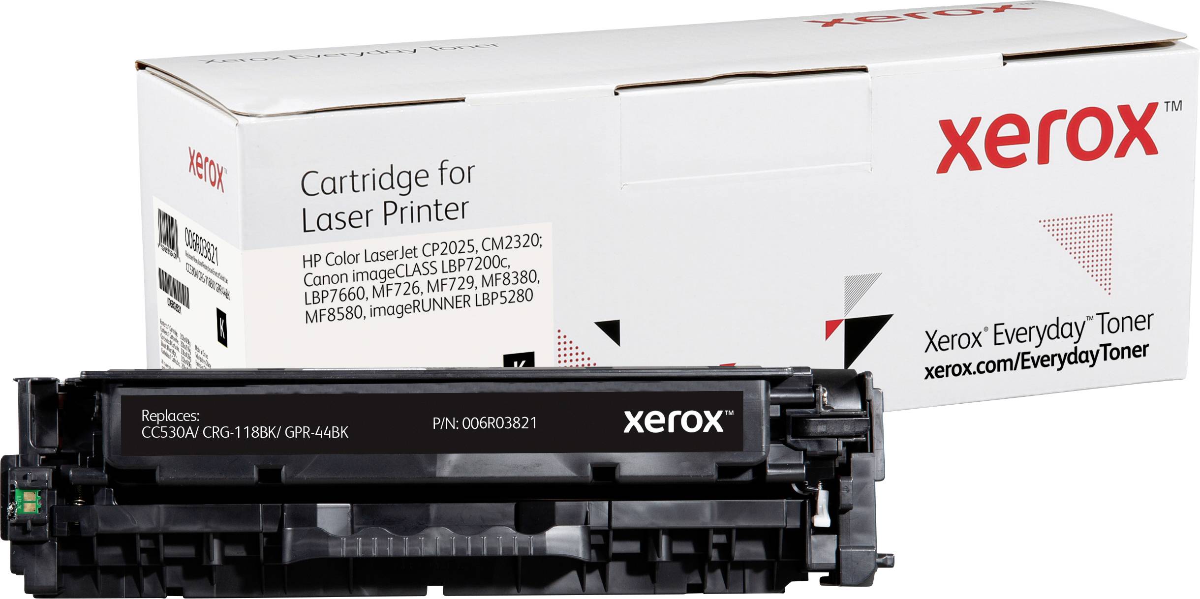 Xerox Toner vervangt HP, Canon 304A, CC530A, CRG-118BK Compatibel Zwart 3500 bladzijden Everyday™ Toner 006R03821