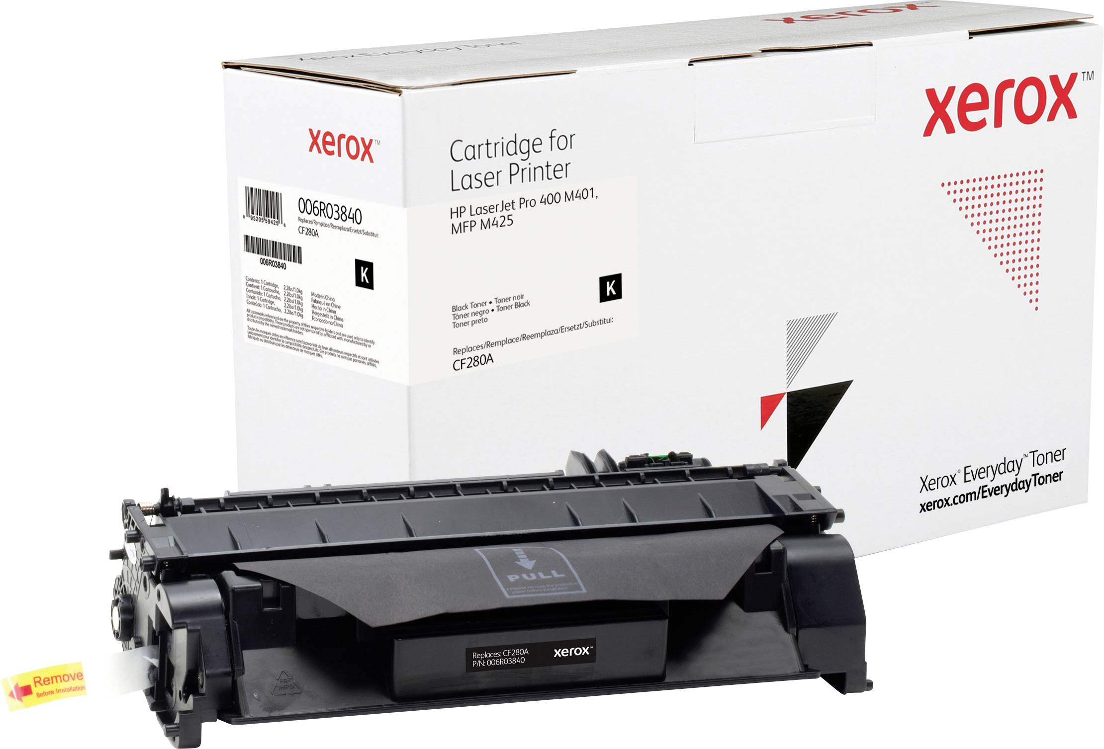 Xerox Toner vervangt HP, Troy 80A, CF280A Compatibel Zwart 2700 bladzijden Everyday™ Toner 006R03840