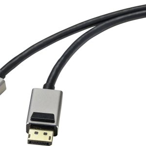 SpeaKa Professional SP-9510448 DisplayPort-kabel DisplayPort Aansluitkabel DisplayPort-stekker, DisplayPort-stekker 1.00 SpeaKa Professional SP-9510448 DisplayPort-kabel DisplayPort Aansluitkabel DisplayPort-stekker, DisplayPort-stekker 1.00