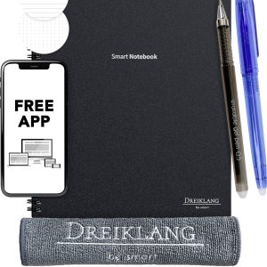 Dreiklang be smart 4270001452115 Opnieuwbeschrijfbaar notitieboek Gelinieerd, Dotted (punten) Zwart Aantal pagina’s: 20 Dreiklang be smart 4270001452115 Opnieuwbeschrijfbaar notitieboek Gelinieerd, Dotted (punten) Zwart Aantal pagina’s: 20