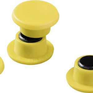 Durable Magneet 475104 (Ø) 15 mm Rond Geel 1 set(s) 475104