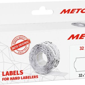 METO Prijslabels 30007368 Weer verwijderbaar Breedte etiket: 32 mm Hoogte etiket: 19 mm Wit 1 stuk(s) METO Prijslabels 30007368 Weer verwijderbaar Breedte etiket: 32 mm Hoogte etiket: 19 mm Wit 1 stuk(s)
