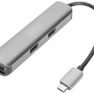 Digitus DA-70892 USB-C dockingstation Geschikt voor merk (dockingstation): Universeel Digitus DA-70892 USB-C dockingstation Geschikt voor merk (dockingstation): Universeel