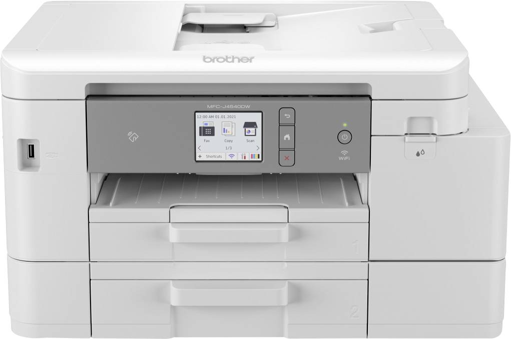 Brother MFC-J4540DW Multifunctionele printer Inkjet Kleur A4 Printen, scannen, kopiëren, faxen Duplex, LAN, WiFi, USB
