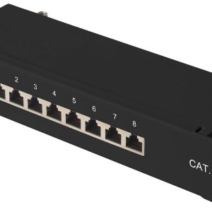 Renkforce RF-4870828 8 poorten Netwerkpatchpaneel 254 mm (10″) CAT 6A 1 HE Ingericht Renkforce RF-4870828 8 poorten Netwerkpatchpaneel 254 mm (10″) CAT 6A 1 HE Ingericht