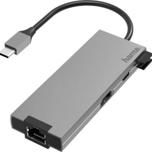 Hama USB-C dockingstation Geschikt voor merk (dockingstation): Universeel Incl. laadfunctie, USB-C Power Delivery Hama USB-C dockingstation Geschikt voor merk (dockingstation): Universeel Incl. laadfunctie, USB-C Power Delivery