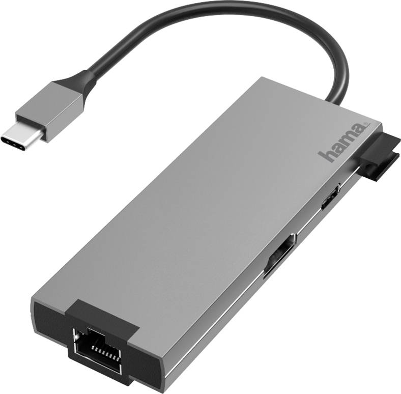 Hama USB-C dockingstation Geschikt voor merk (dockingstation): Universeel Incl. laadfunctie, USB-C Power Delivery
