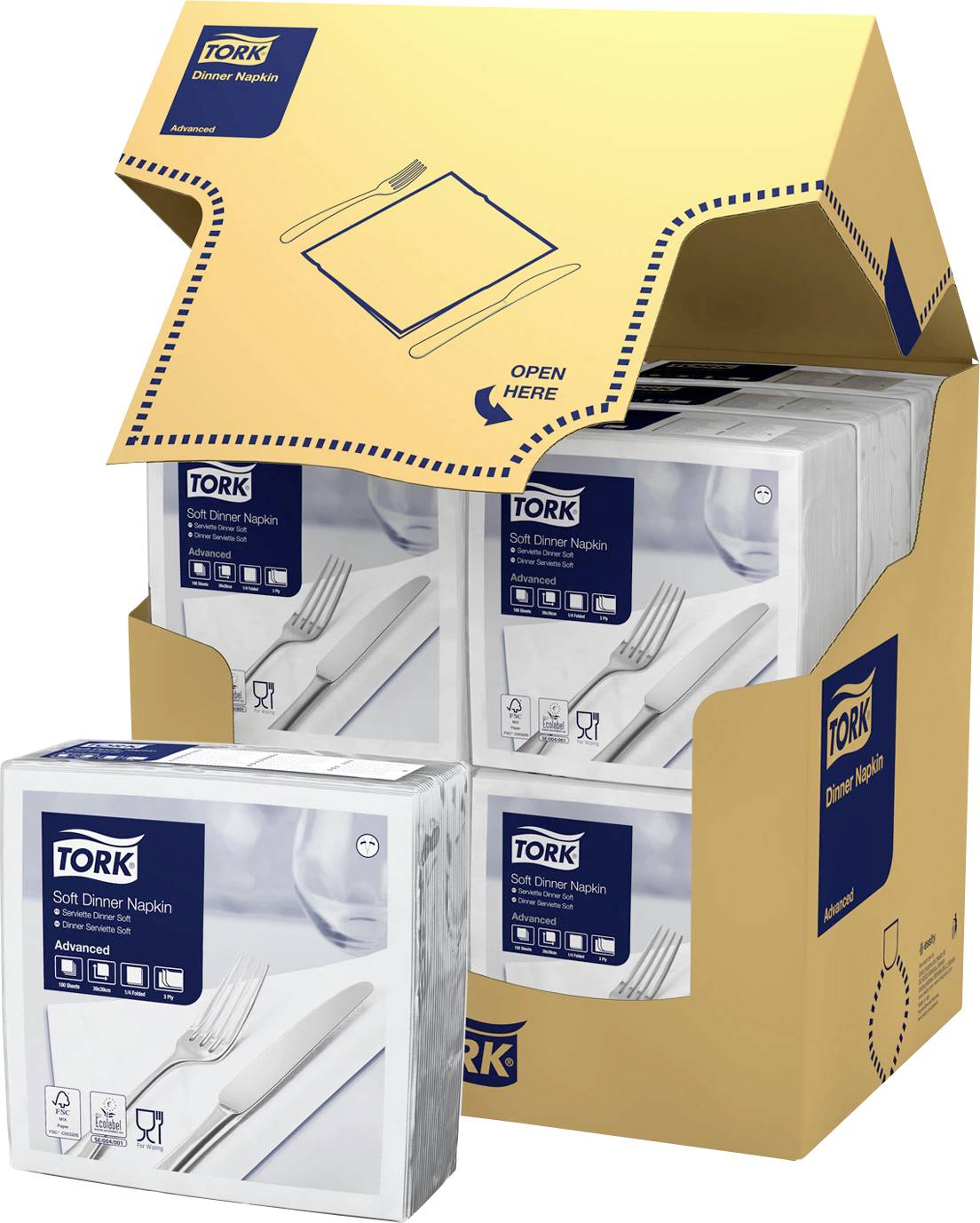TORK Papieren servet 477577 1200 stuk(s)