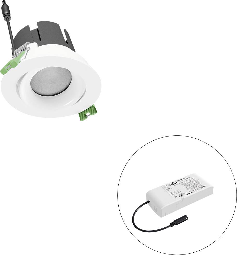 EVN F10RXXXM0627L55D F10RXXXM0627L55D LED-plafondspot