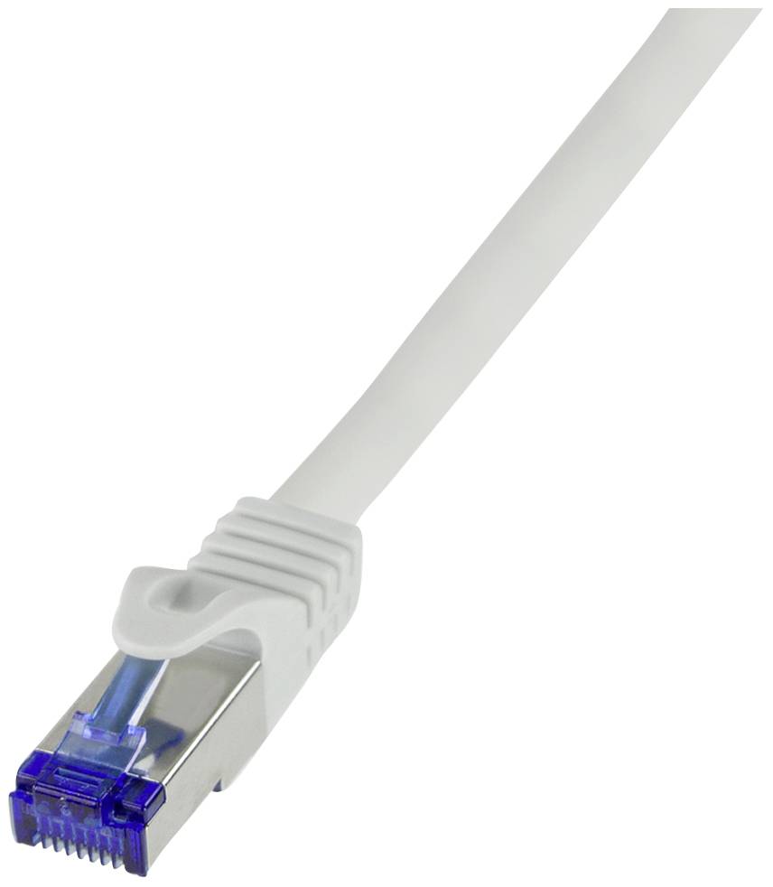 LogiLink C6A042S RJ45 USB-kabel CAT 6A S/FTP 1.50 m Grijs 1 stuk(s)