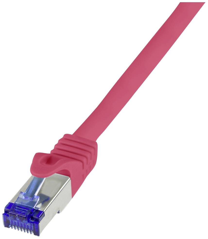 LogiLink C6A054S RJ45 USB-kabel CAT 6A S/FTP 2.00 m Rood 1 stuk(s)