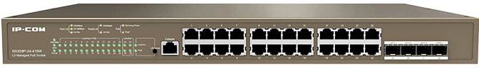 IP-COM Networks G5328P-24-410W G5328P-24-410W Netwerk switch 24 poorten 10 / 100 / 1000 MBit/s PoE-functie