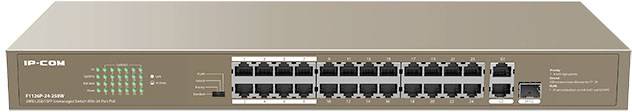 IP-COM Networks F1126P-24-250WV2.0 F1126P-24-250WV2.0 Netwerk switch 24 poorten 10 / 100 MBit/s PoE-functie