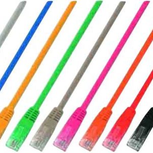 HELU 804972 RJ45 Netwerkkabel, patchkabel CAT 6A U/UTP 1.00 m Grijs Onafgeschermd 10 stuk(s)