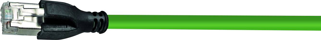 HELU 806624 RJ45 Netwerkkabel, patchkabel CAT 6A 15.00 m Groen 1 stuk(s)
