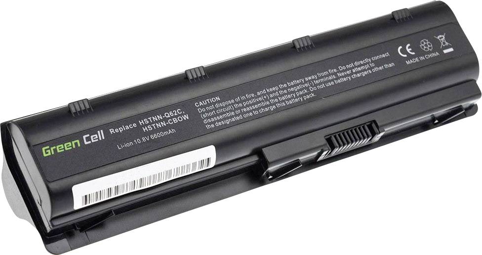 Green Cell MU06 HP04 Laptopaccu 10.8 V 6600 mAh HP, Compaq
