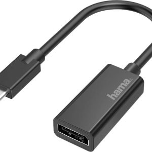 Hama USB 2.0 Adapter [1x DisplayPort bus – 1x USB-C stekker]