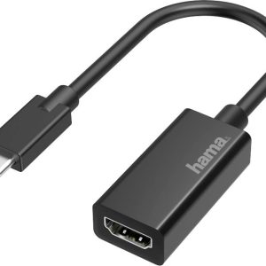 Hama USB 2.0 Adapter [1x HDMI-bus – 1x USB-C stekker]