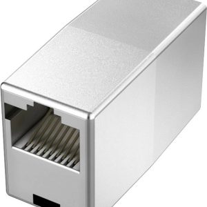 Hama RJ45-koppeling Netwerk Adapter CAT 5e [1x RJ45-bus – 1x ] 0 mm Zilver