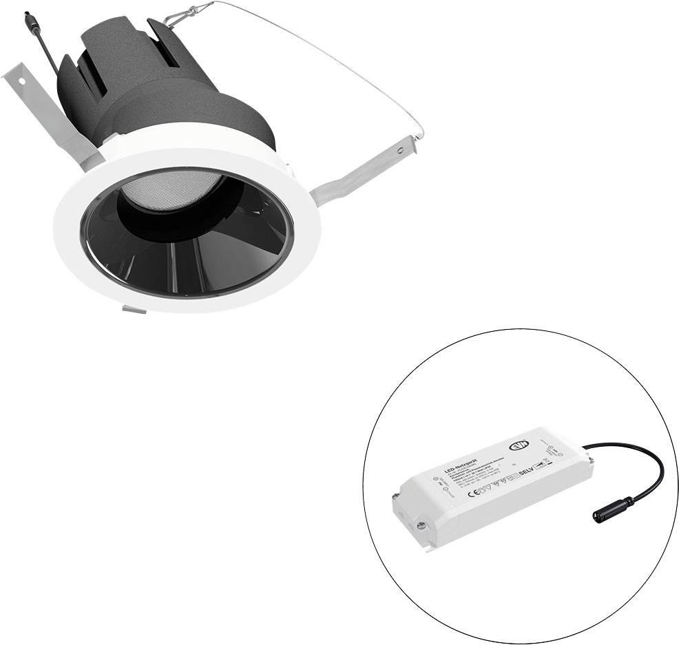 EVN F01R09AM2530L15P F01R09AM2530L15P LED-plafondspot