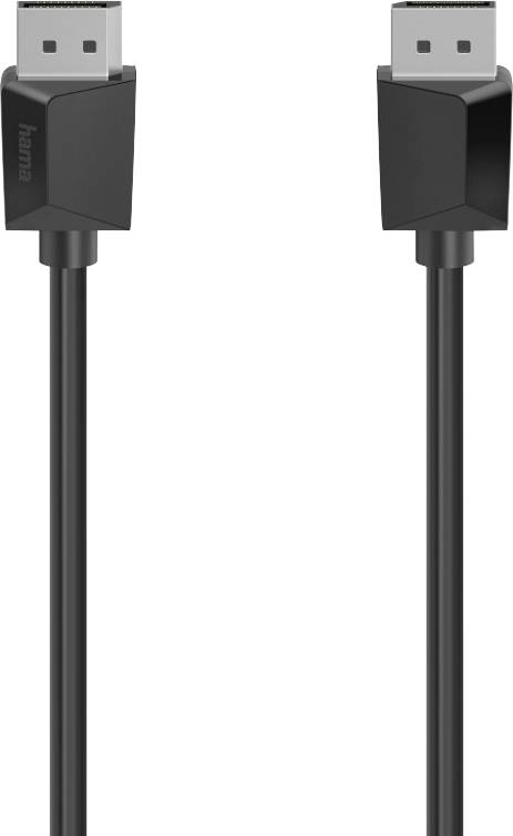 Hama 00200696 DisplayPort-kabel DisplayPort Aansluitkabel DisplayPort-stekker, DisplayPort-stekker 1.50 m Zwart