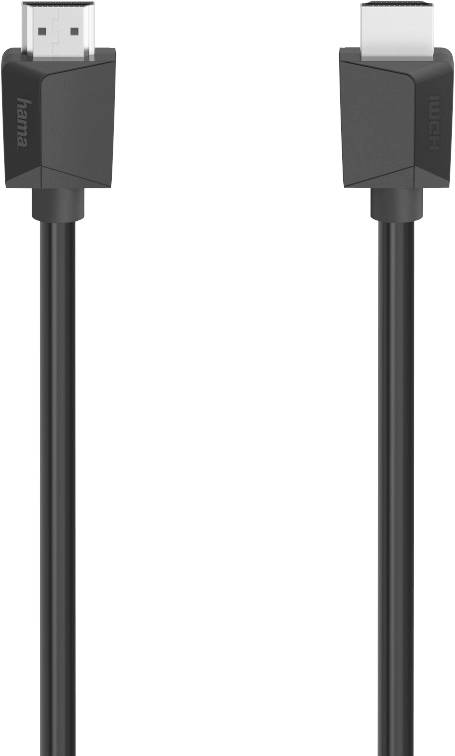 Hama 00200703 HDMI-kabel HDMI Aansluitkabel HDMI-A-stekker, HDMI-A-stekker 3.00 m Zwart 4K UHD